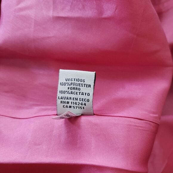 Eliza J Taffeta Floral Sleeveless Dress Size 4P Pockets Party Cocktail - Picture 8 of 9